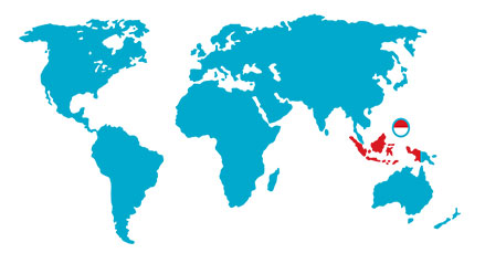 mapa Indonesia